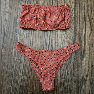 Floral Stone Fox Swim Bikini